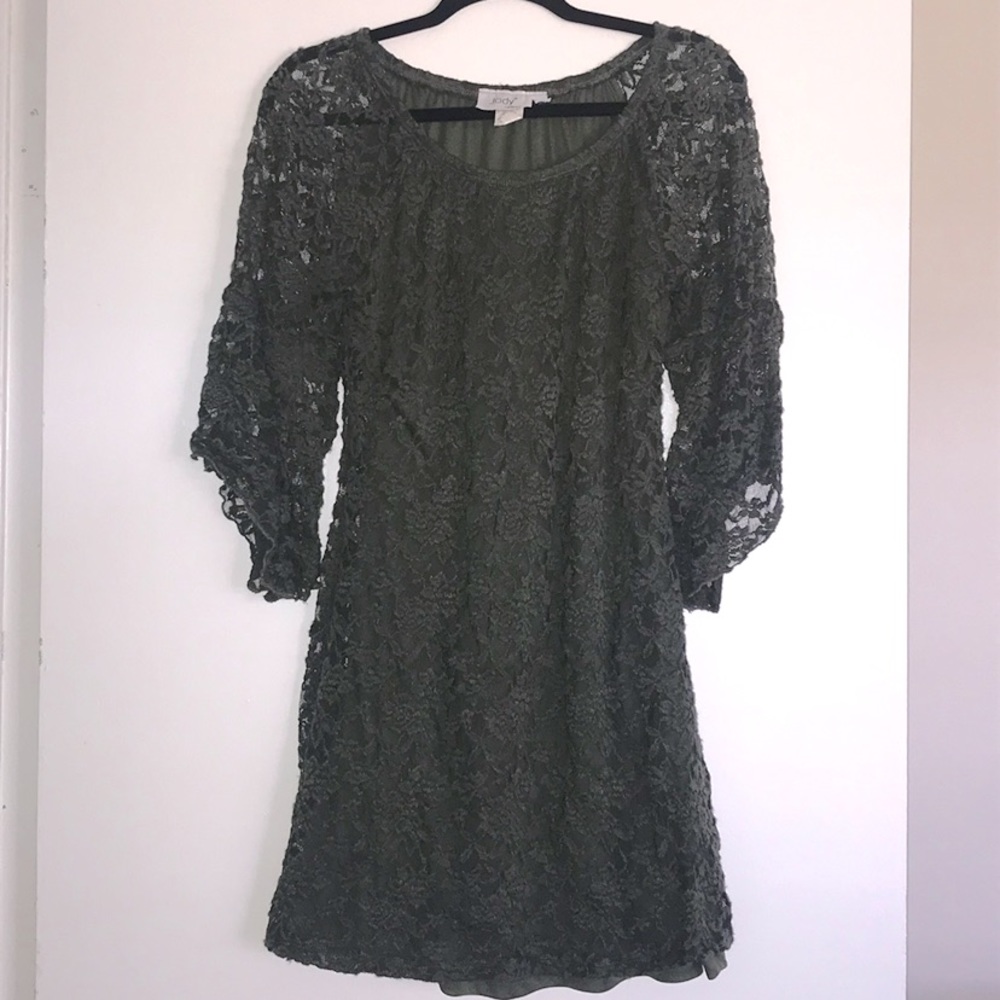 🛍 Green Lace Dress 🛍
